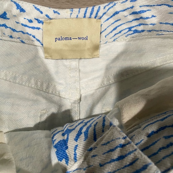 Paloma Wool Huella Jeans Fingerprint Blue Jeans Size 36 - Picture 5 of 12